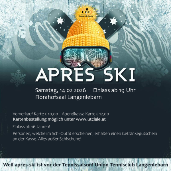 Flyer Apres Ski Party 2026